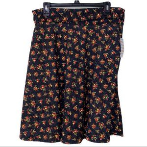 Piphany xl womens floral mini skirt with pockets